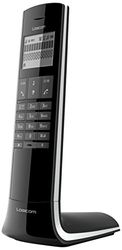 Logicom Luxia 150 Téléphone Sans fil Noir et Gris