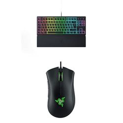 Razer Ornata V3 Tenkeyless + DeathAdder Essential (2021) Bundle – Clavier Gamer Compact à Bas Profil Clavier AZERTY | Noir +DeathAdder Essential (2021) Souris Gaming Filaire Capteur de 6400 DPI
