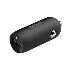 Belkin Quick Charge USB Car Charger 18W (Qualcomm Quick Charge 3.0 Charger compatible with Samsung Galaxy Note9, S9, S8, S7, S6, more)