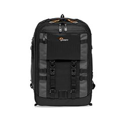 Lowepro Pro Trekker BP 350 AW II, Zaino per Fotocamera con Tessuto Riciclato, Laptop/Tablet da 15", Divisori MaxFit, Copertura Impermeabile, Custodia Fotocamera Mirrorless/DSLR, Nero/Grigio Scuro