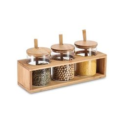 DKD Home Decor Set di 3 barattoli, Estándar