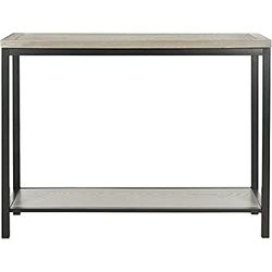 Safavieh Dash middenconsole van hout, zwart/grijs, 36 x 104 x 80,51 cm