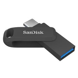 SanDisk 1TB Ultra Dual Drive Go, USB Type-C Flash Drive, up to 400 MB/s, with reversible USB Type-C and USB Type-A connectors, for smartphones, tablets, Macs and computers, Black