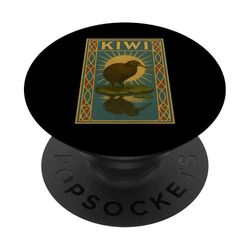 Póster Kiwi Art Nouveau Bird PopSockets PopGrip Adhesivo