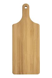 Premier Housewares Chopping Paddle Cutting Boards Small Bamboo Wooden Chopping Boards Natural 18 x 45 x 2 cm