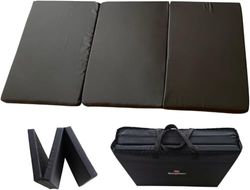 BabyDan Matelas de Voyage Pliable Extra épais, 60 x 120 x 4,5 cm, Noir, Parfait pour Les Week-Ends et Les Vacances