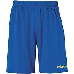 uhlsport Center Basic Shorts Ohne Innenslip Pantalon Enfant, Marine/Rouge Fluo, 116 cm