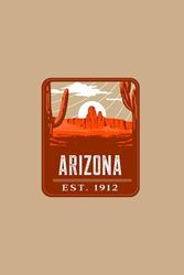 Arizona Blank Lined Journal: Canyonlands Themed Notebook for Travel Lovers, 120 Pages 6 x 9 inches