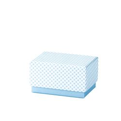 Rössler 13541930000 - minikartonage Baby Boy, lichtblauw, rechthoekig 87 x 60 x 50 mm, geboorte en doop, 1 stuk
