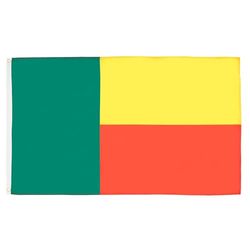AZ FLAG - Flaga Beninu - 150x90 cm - Lekki poliester - Flaga Beninu z wbudowanymi metalowymi oczkami - 80g
