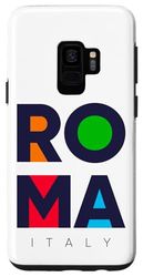 Custodia per Galaxy S9 I Love Rome Italy, Cool Roma Italia Fashion Graphic Designs