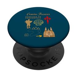 Camino Frances Santiago de Compostela PopSockets Swappable PopGrip