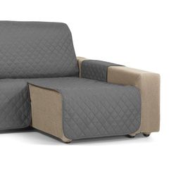 Martina Home Copri chaise longue imbottito Ambar, 280 cm, antracite