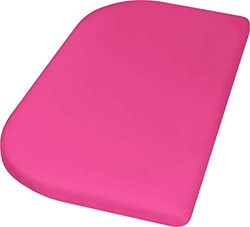 Playshoes Jersey Fitted Sheet Mattress Protector Waterproof, Sábana Bajera Ajustable para colchón Impermeable bebé, Rosa (Rosa 18), 89 x 51 x 10 cm / 35 x 20 x 4 Inch