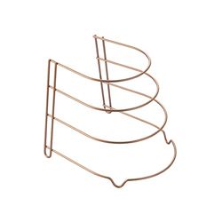 Metaltex CANYON COPPER - Sarteneiro de 4 níveis. Acabamento POLYTHERM COPPER. Cor cobre