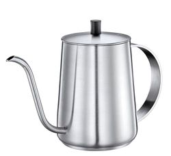 cilio Bollitore per brodo manuale ADRIA | acciaio inossidabile | collo di cigno | infusione precisa a mano di caffè e tè | fondo capsula Ø 9 cm | adatto a induzione | Contenuto: 900 ml/capacità