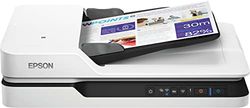 Epson Workforce DS-1660W - Escáner Plano de Color A4, WiFi, USB, Alimentador Documentos, escaneado Doble Cara (dúplex), Blanco y Negro