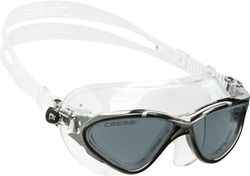 Cressi Planet Swim Goggles - Óculos de natação premium anti-névoa máscara 100 % anti-UV, transparente/preto/prata