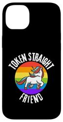 Token Straight Friend Pride Flag Case for iPhone 14 Plus