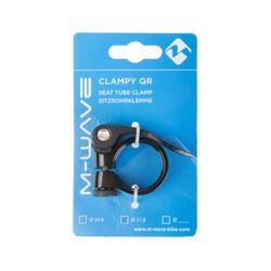 M-Wave Clampy QR zadelklem, zwart, één maat