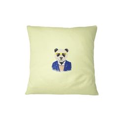 Bona Basics, Funda de cojín Decorativa,Decoración del hogar, para sofá, cafetería, Tamaño: 45X45 cm, Color: Amarillo Claro