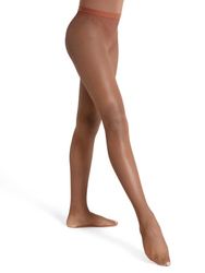 Capezio Calze a Rete Professionale Senza Cuciture Strette Collant, Castano, S/M Donna