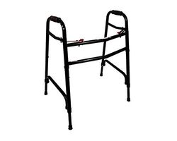Walking Frame Bariatric, Supports up to 325 KG, Lightweight and Sturdy, Height Adjustable, Folding