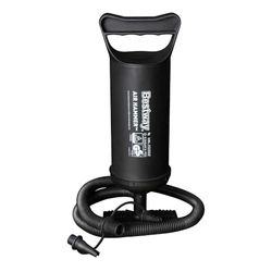 BESTWAY 62002 - Inflador manual Air Hammer Inflation Pump de 30 cm com mangueira flexível e adaptadores para válvulas de inflação fáceis de inflar e sem esforço