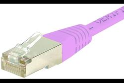 Connect 1 m Copper RJ45 Cat.6 S/FTP Patch Cord - Pink