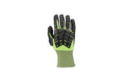 Honeywell Rig Dog Light NBR 233224N Gants de Protection Tricotés avec Revêtement en Mousse Nitrile, Niveau de Coupe A4, Vert/Noir, Sans Fibre de Verre, Taille 7S, 2332524N-7 (Sac de 12 Paires)