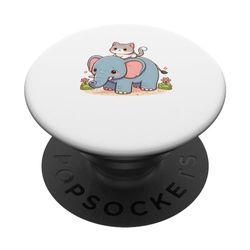 Éléphant pour chat PopSockets PopGrip Interchangeable