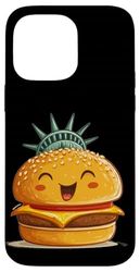 Nice Burger in Liberty Style Costume for Boys and Girls Case for iPhone 14 Pro Max