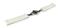 System-S Cinturino 20mm in PC per Samsung Galaxy Watch 5 4 Smartwatch Bianco, bianco, Eine Grösse