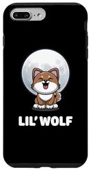 Lil 'Wolf - Lupo adorabile Kawaii a forma di lupo Custodia per iPhone 7 Plus/8 Plus