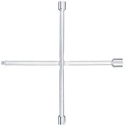 Cofan Chave cruzada para veículo pesado | chave cruzada reforçada para montagens de rodas, medidas SW 24, 27, 32 e 3/4"