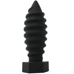 Screw U Anal Plug-Black