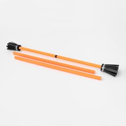 Play Juggling - Kit FLOWERSTICK Modèle Tulipe avec Silicone pour Jonglerie avec bâtons Inclus - Outils de Jonglerie, Jeux d'apprentissage, idée Cadeau, Cirque, Exercices, fêtes - Orange