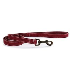 Ancol Timberwolf leren riem, 1 m x 19 mm, roze