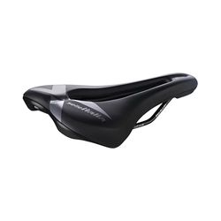 Selle Italia X-Bow Superflow - Enduro Cykelsadel, E-cykel, E-Mountain Bike, Stål-järn-kol Ram, Stötdämpare, Anatomiskt Hål - Storlek S3, Svart