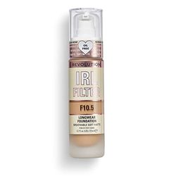 Makeup Revolution, IRL Filter Longwear Foundation, Medium to Full Coverage, F10.5, 23ml