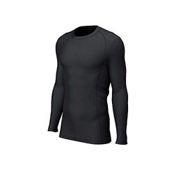 ELITE 0284 - Camiseta de manga larga (tejido elástico de 250 g/m², talla pequeña), color negro