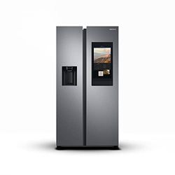 Samsung RS6HA8880S9/EF Réfrigérateur Side by Side - Family Hub, Réfrigérateur 389L, Congélateur 225L, 406 KwH/An