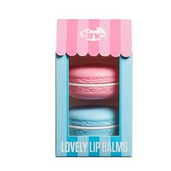 Set regalo balsamo labbra idratante Tinc, design Macaron profumato, blu, 2 pezzi