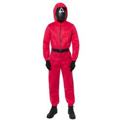 Amscan - Inktviskostuum Soldaat, jumpsuit, 3 maskers, Halloween, carnaval, themafeest