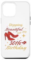 Custodia per iPhone 15 Plus 30 ° compleanno 30 anni donne scarpe vintage compleanno