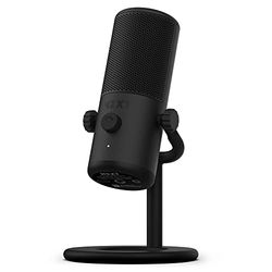 NZXT Capsule Mini USB Microphone – AP-WMMIC-B1- High Resolution – Cardioid Polar Pattern – Ideal for Streaming, Content Creation & Podcasting – Built-in Pop Filter - Adjustable Stand – Black