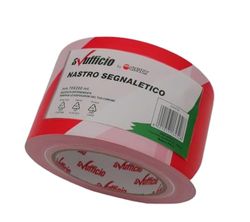 Alevar Markeringstape, wit en rood, 70 x 200 m, PVC-tape voor gebieden, niet zelfklevend, 1 stuk