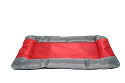 Italian Bed Linen Tapete totalmente impermeável para cães e gatos, vermelho, 80 x 65 cm, poliéster
