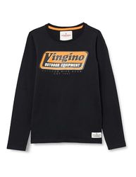 Vingino Jarrod Sweatshirt voor jongens, zwart (deep black), 16 Jaren