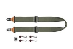 Peak Design Slide Camera Strap, Sage, Configurable as a Sling, Neck or Shoulder Strap, Quick Release and Connection, Smooth and Grippy Side, Camera Straps for Photographers, 90 kg Capacity
